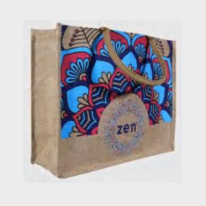 Full Print Jute Bag